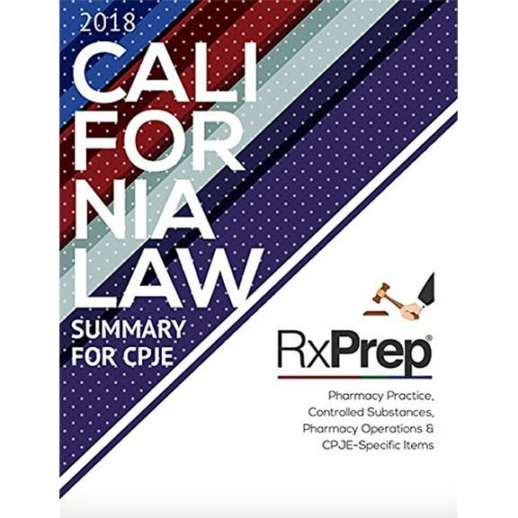 Pre-Owned RxPrep California Law Summary for CPJE Paperback