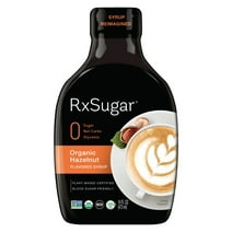 RxSugar Organic Hazelnut Syrup 16 fl oz Allulose USDA Organic, Non-GMO, Keto Certified