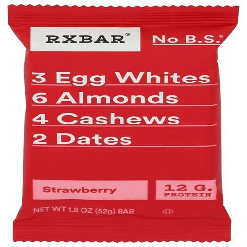 Rxbar Strawberry Bar, 1.8 Oz - Pack of 2