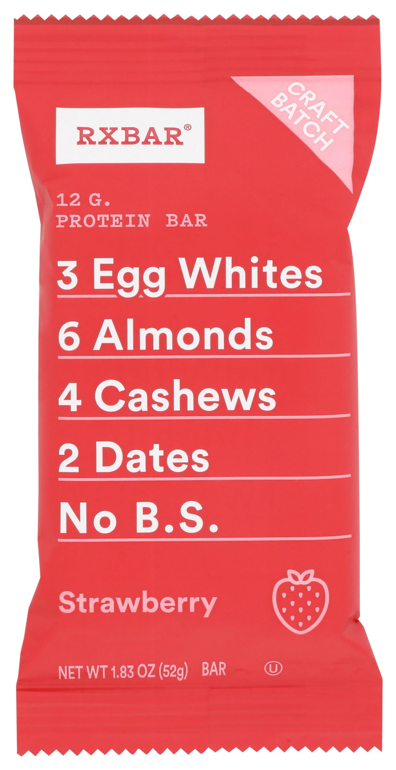 Rxbar Strawberry Bar, 1.83 Oz