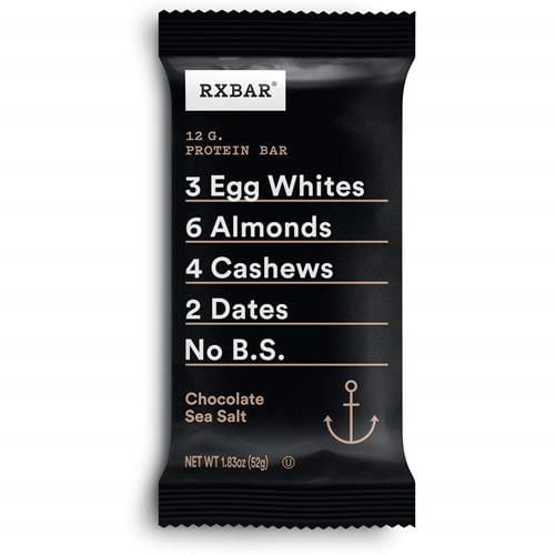 Rxbar, Whole Food Protein Bar, Chocolate Sea-Salt, 1.8 Oz