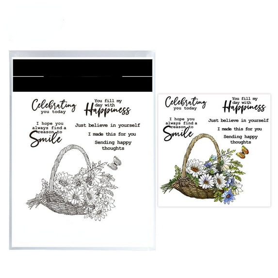 Rxuiael Stamps and Cutting Dies Sets for 2025-2026 Stamps Dies Card Crafting for Card Making