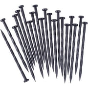 Ryaco Landscape Stakes Black Garden Anchoring Spikes 60PICS