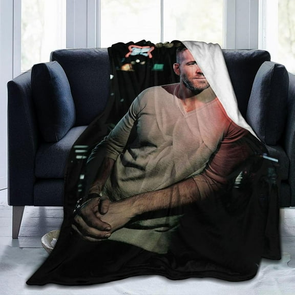 Ryan Actors Reynolds Blanket Throw Blanket Soft Microfiber Blankets for Living Room Couch Sofa Bedroom 60"x50"