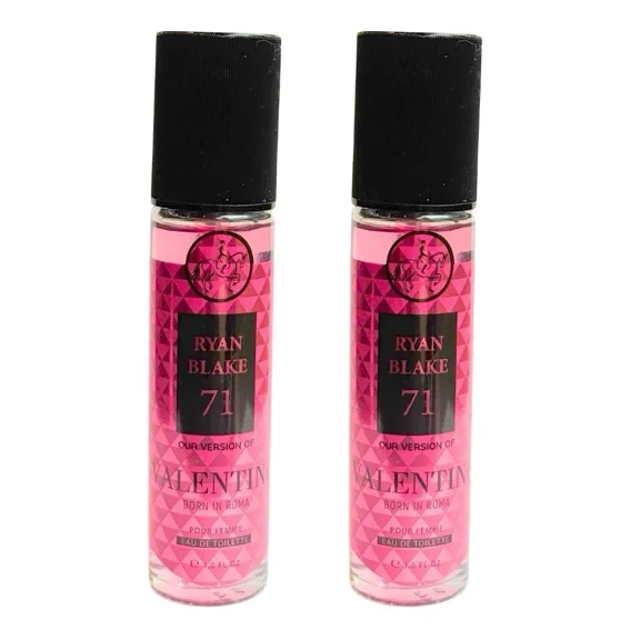 Ryan Blake 71 Valentines Spray Perfume for Women, 1.0 fl oz | Long-Lasting Romantic Floral Fragrance | Travel Size Eau de Parfum | Pack of 2n di?