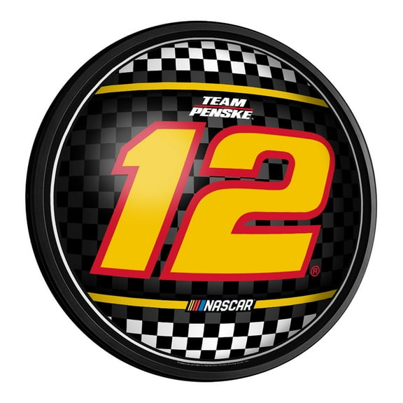Ryan Blaney 18'' Round Slimline Illuminated Wall Sign