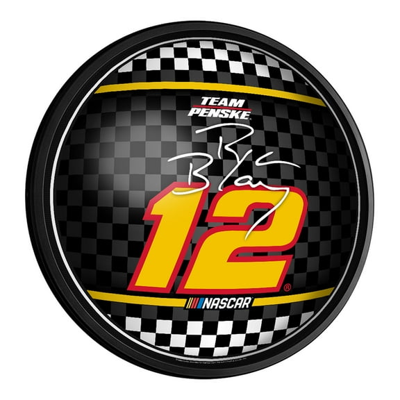 Ryan Blaney 18'' Round Slimline Illuminated Wall Sign