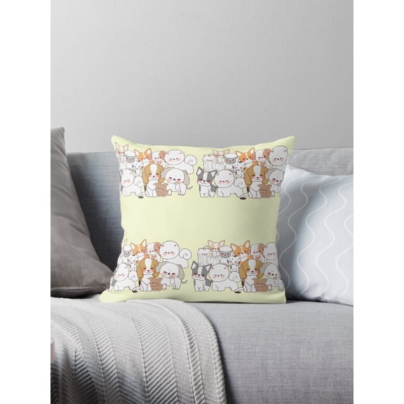 Ryan; Blue Mandala Boho Decorative Throw Pillow – Spiritual Artistic Accent for Relaxing Spaces