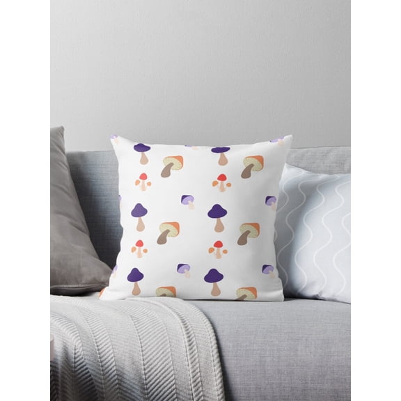 Ryan; Boho Butterfly Leaf Throw Pillow – Whimsical Nature-Inspired Pattern for Cozy Decor