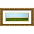 thumbnail image 1 of Ryan, Brooke T.  24x11 Gold Ornate Wood Framed with Double Matting Museum Art Print Titled - Brewster Abstract, 1 of 4