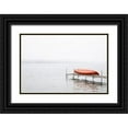 thumbnail image 1 of Ryan, Brooke T.  24x17 Black Ornate Wood Framed with Double Matting Museum Art Print Titled - Red Canoe, 1 of 4