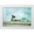 thumbnail image 1 of Ryan, Brooke T. 24x17 White Modern Wood Framed Museum Art Print Titled - Aqua Barns, 1 of 4