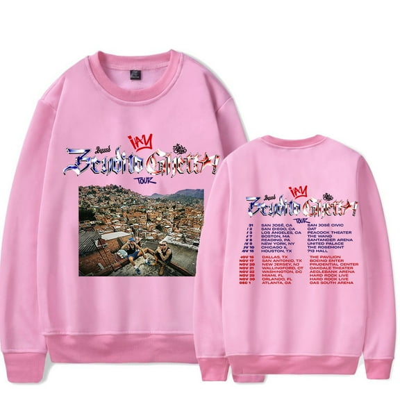 Ryan Castro Ay Bendito Ghetto Tour 2024 Crewneck Sweatshirt New Unisex Fashion Long Sleeve