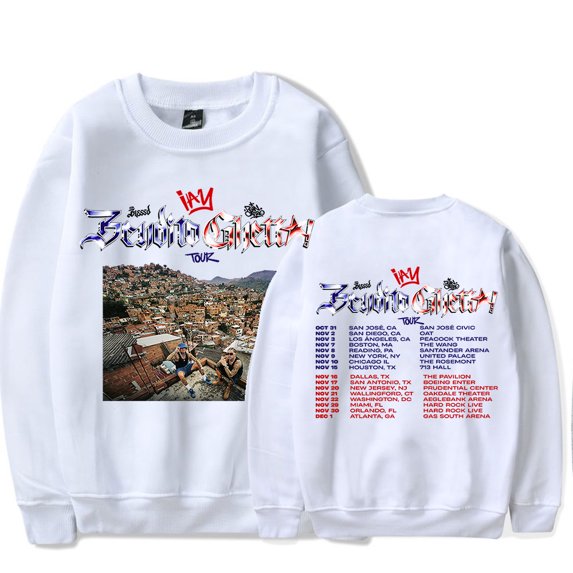 Ryan Castro Ay Bendito Ghetto Tour 2024 Crewneck Sweatshirt New Unisex Fashion Long Sleeve