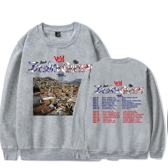 Ryan Castro Ay Bendito Ghetto Tour 2024 Crewneck Sweatshirt New Unisex Fashion Long Sleeve