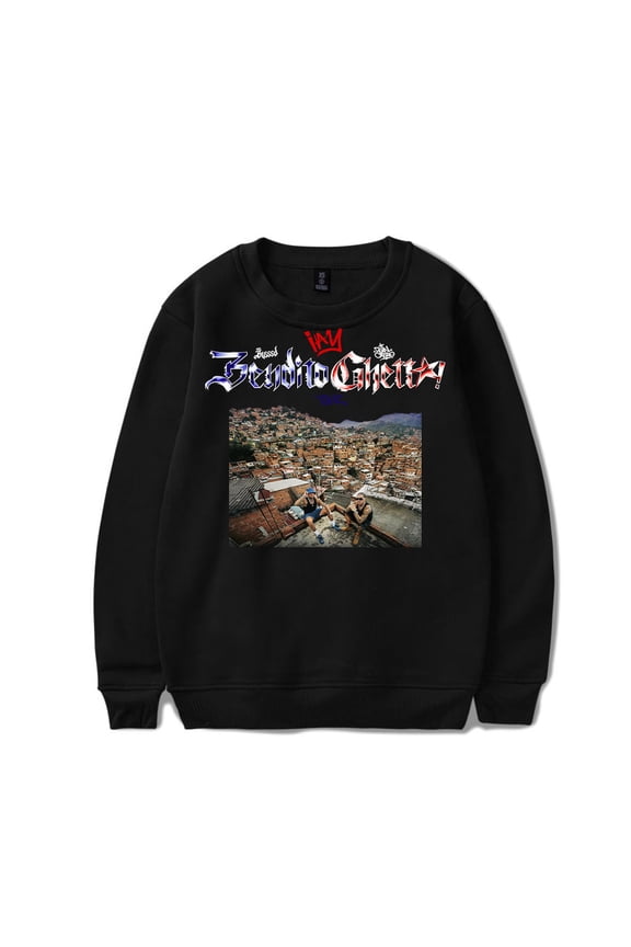 Ryan Castro Merch Ay Bendito Ghetto Tour 2024 Crewneck Sweatshirt New Unisex Fashion Long Sleeve
