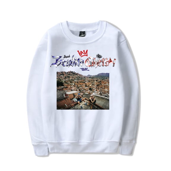Ryan Castro Merch Ay Bendito Ghetto Tour 2024 Crewneck Sweatshirt New Unisex Fashion Long Sleeve