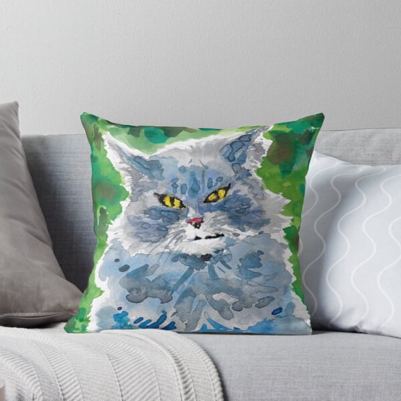 Ryan; Cute Boho Sloth Decorative Throw Pillow – Lazy Animal Print for Playroom & Lounge