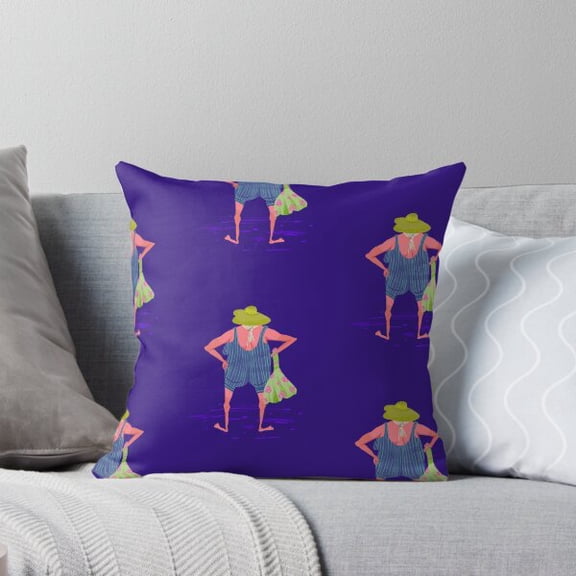 Ryan; Elegant Ethnic Pattern Throw Pillow – Timeless Decorative Cushion