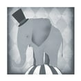 thumbnail image 1 of Ryan Fowler 'Circus Elephant Gray' Canvas Art, 1 of 3