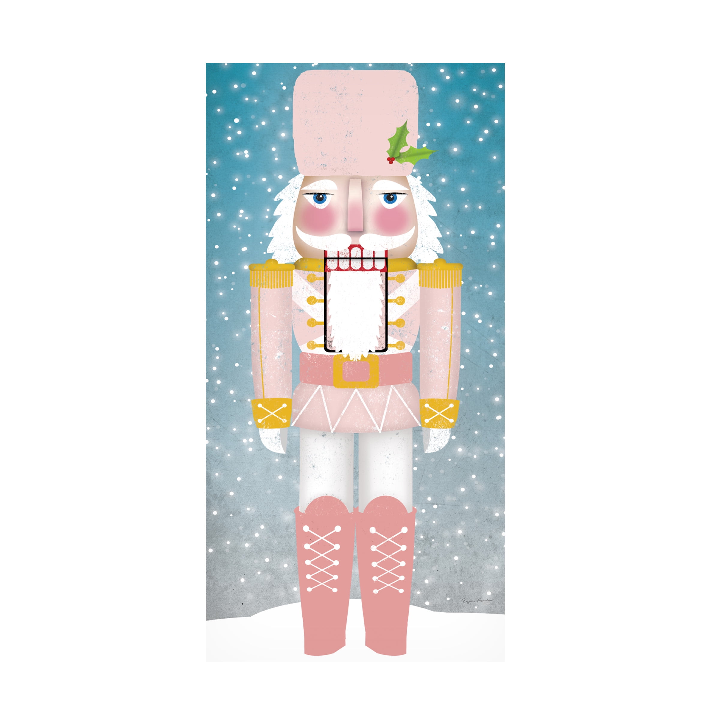 Ryan Fowler 'Nutcracker I Blush' Canvas Art