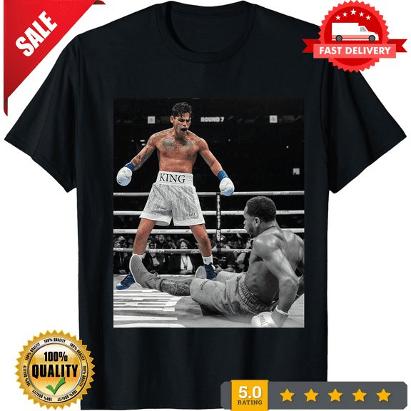 Ryan Garcia vs Devin Haney King Ry Boxing Action Shot Fan T Shirt, LIMITED EDITION-TH66178