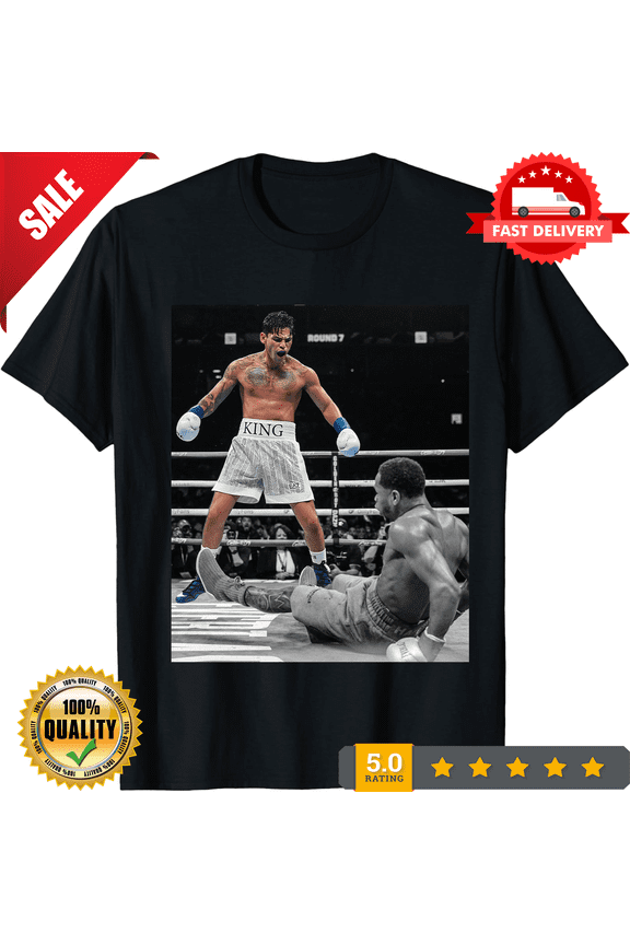 Ryan Garcia vs Devin Haney King Ry Boxing Action Shot Fan T Shirt, LIMITED EDITION-TH66178