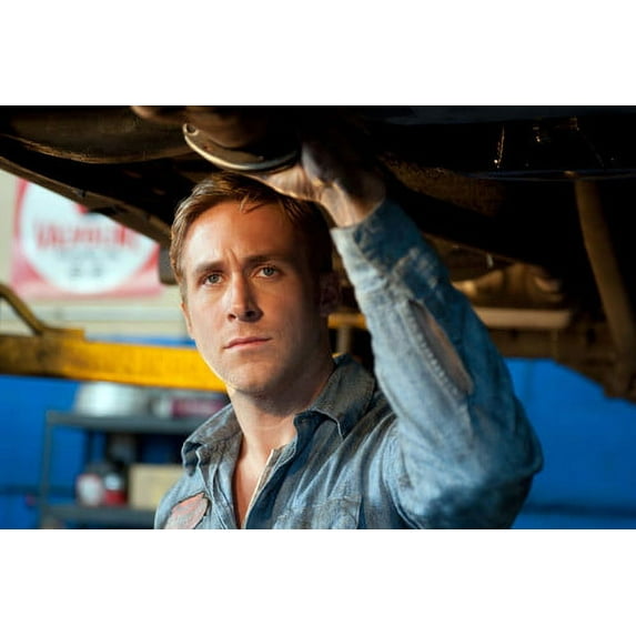 Ryan Gosling In Denim Overalls Drive By Car 24x36 Poster