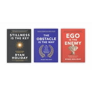 Ryan Holiday s Hardcover Stoicism Series   3 Books Collection SetEgo Is The Enemy, The Obstacle Is The Way, Stillness Is The Key Hardcover