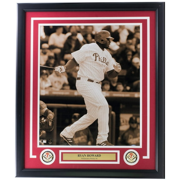Ryan Howard Framed 16x20 Philadelphia Phillies Baseball Photo