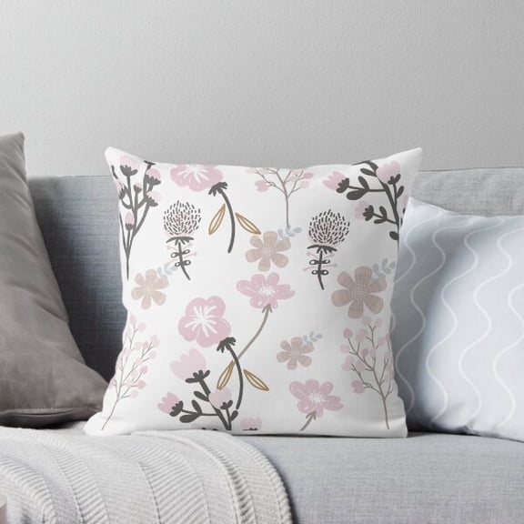 Ryan; Intricate Oriental Ethnic Pattern Throw Pillow – Decorative Traditional Motif