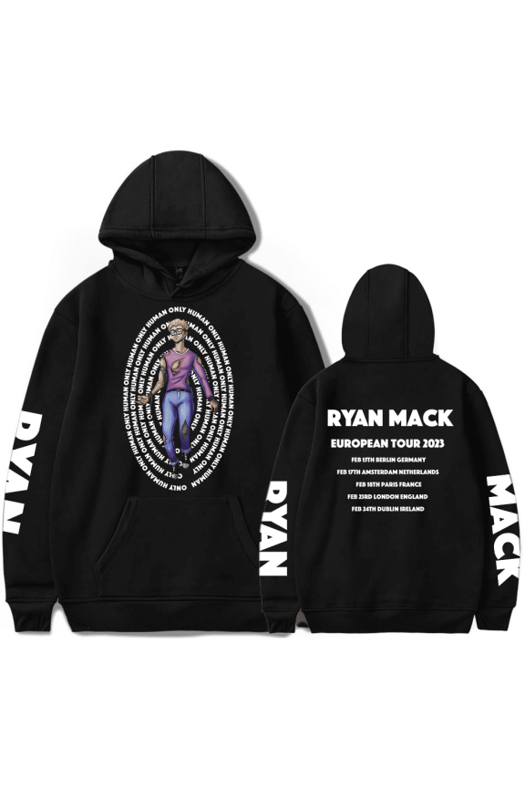 Ryan Mack Merch Only Human Hoodie Fashion Hoodies Men Women Long Sleeve Sweatshirt Pullover Top
