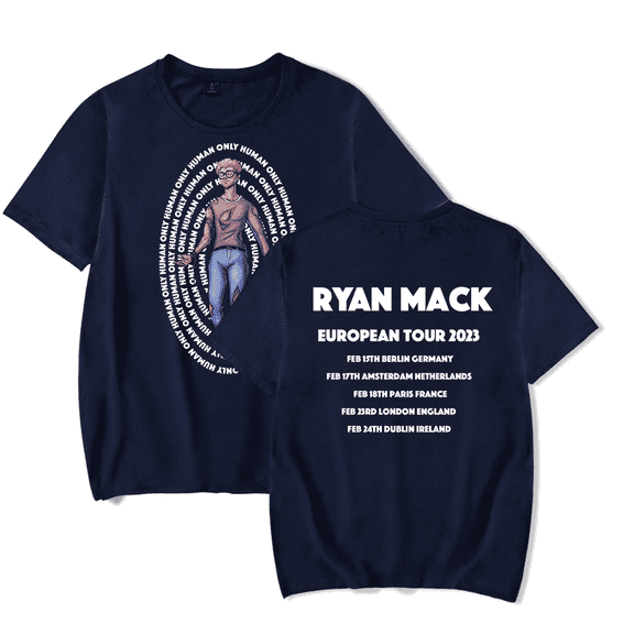 Ryan Mack Merch Only Human T-shirt Fashion t shirt Men Women Short Sleeve Tee Crewneck Streetshirt