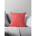 thumbnail image 1 of Ryan; Pink and Black Polka Dots Throw Pillow Cover 45x45cm – Trendy Decorative Cushion Case for Bedroom, Teens Room, 1 of 7