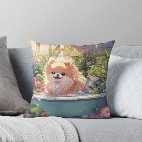 Ryan; Summer Popsicles Pattern Throw Pillow – Cool Treats Theme Cushion for Kids’ Room, Ice Cream Shop or Colorful Summer Decor, 18x18 Inch Plush