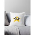 thumbnail image 1 of Ryan; Reach for the Star Quote Throw Pillow Cover 45x45cm – Motivational Celestial Cushion for Nursery or Teen Room, 1 of 7