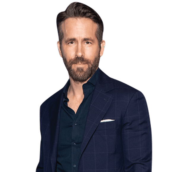 Ryan Reynolds (Dark Suit) Half Body Buddy Cutout