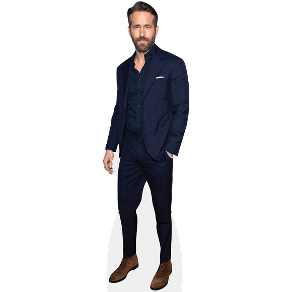 Ryan Reynolds (Dark Suit) Mini Cardboard Cutout Standee