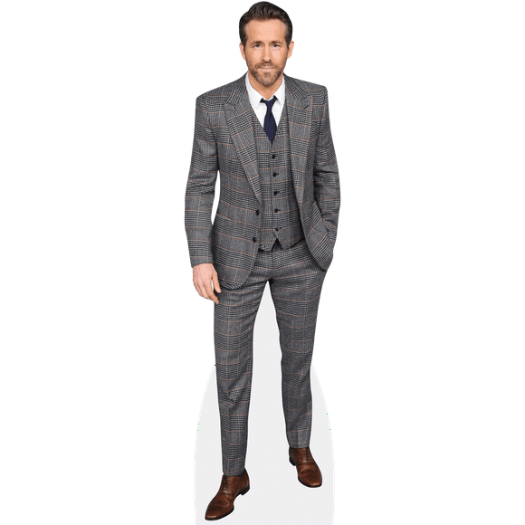Ryan Reynolds (Grey Suit) Mini Cardboard Cutout Standee