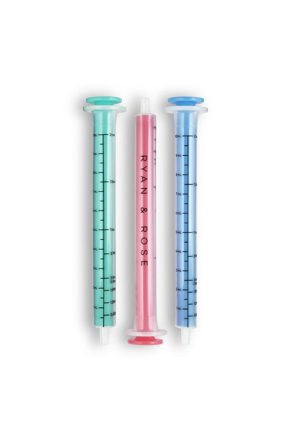 Ryan & Rose Cutie Dose - Baby Medicine Dispenser Syringe For Children Medicine Syringes For Children Medication Dispenser Baby Medicine Syringe Baby Medicine Dropper Baby Syringe - 3 Pack (Lollipop)