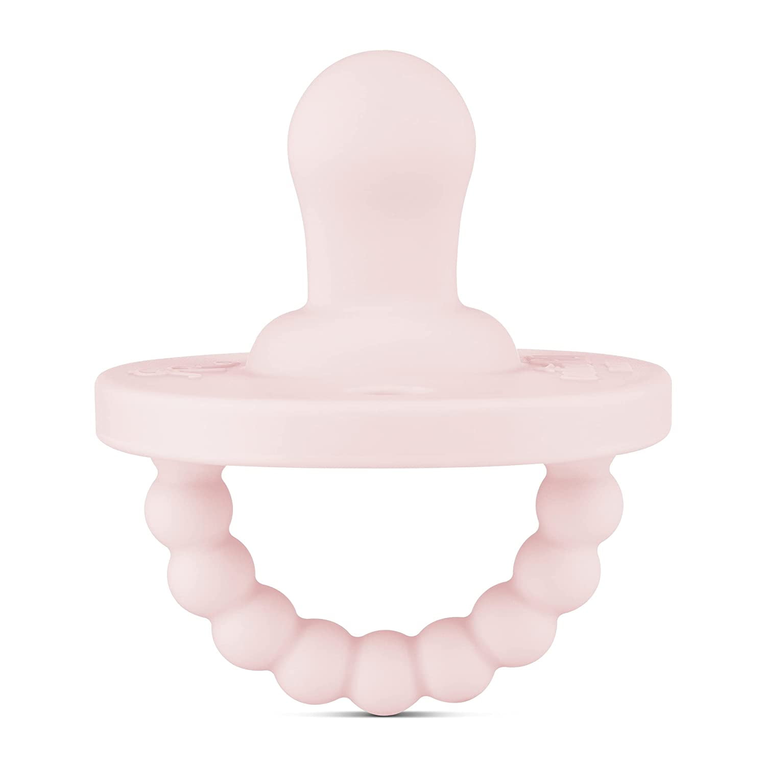 Ryan Rose Cutie PAT Pacifier Teether (Flat, Pink) Flat Pink