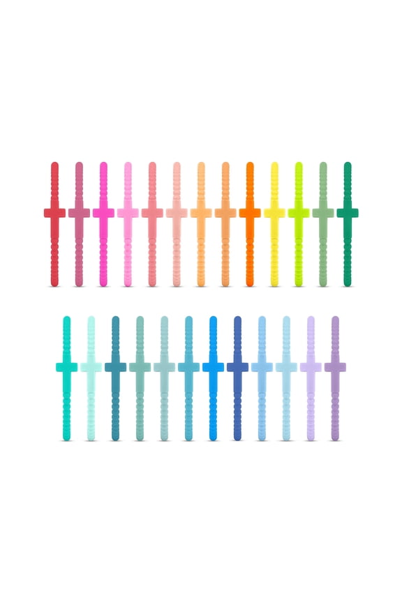 Ryan & Rose Jesus Bracelets - Cross Silicone Bracelet (Kaleidoscope | M)