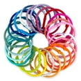 thumbnail image 1 of Ryan & Rose Jesus Bracelets - Cross Silicone Bracelet (Kaleidoscope | XS), 1 of 8