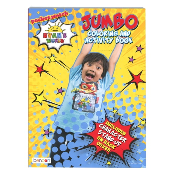 Ryan'S World 80pg Coloring Book