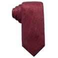thumbnail image 1 of Ryan Seacrest Distinction Men’s Paisley Slim Silk Ties, Dark Red, 1 of 1