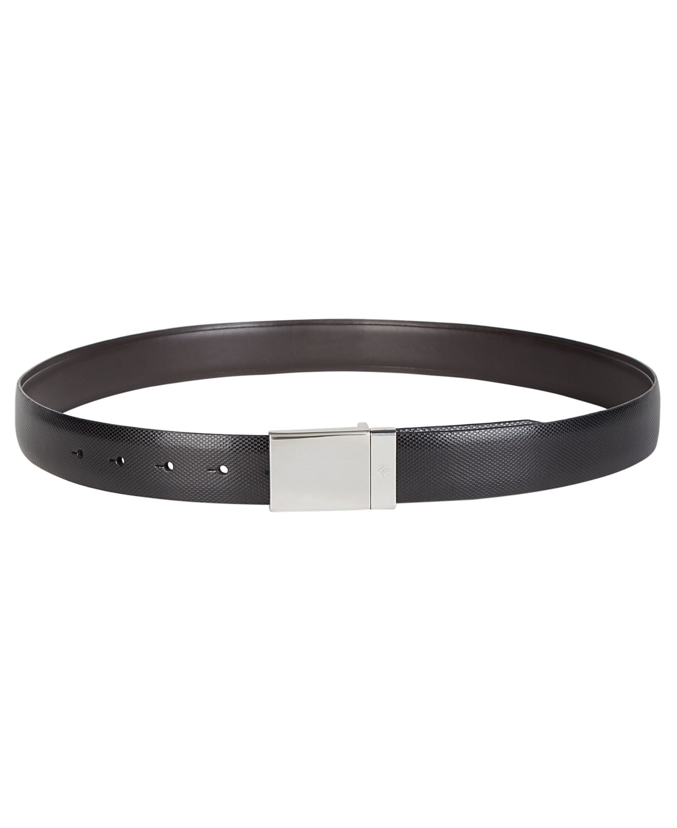 Ryan Seacrest Distinction Men's Reversible Buckle Belt Black Size X ...