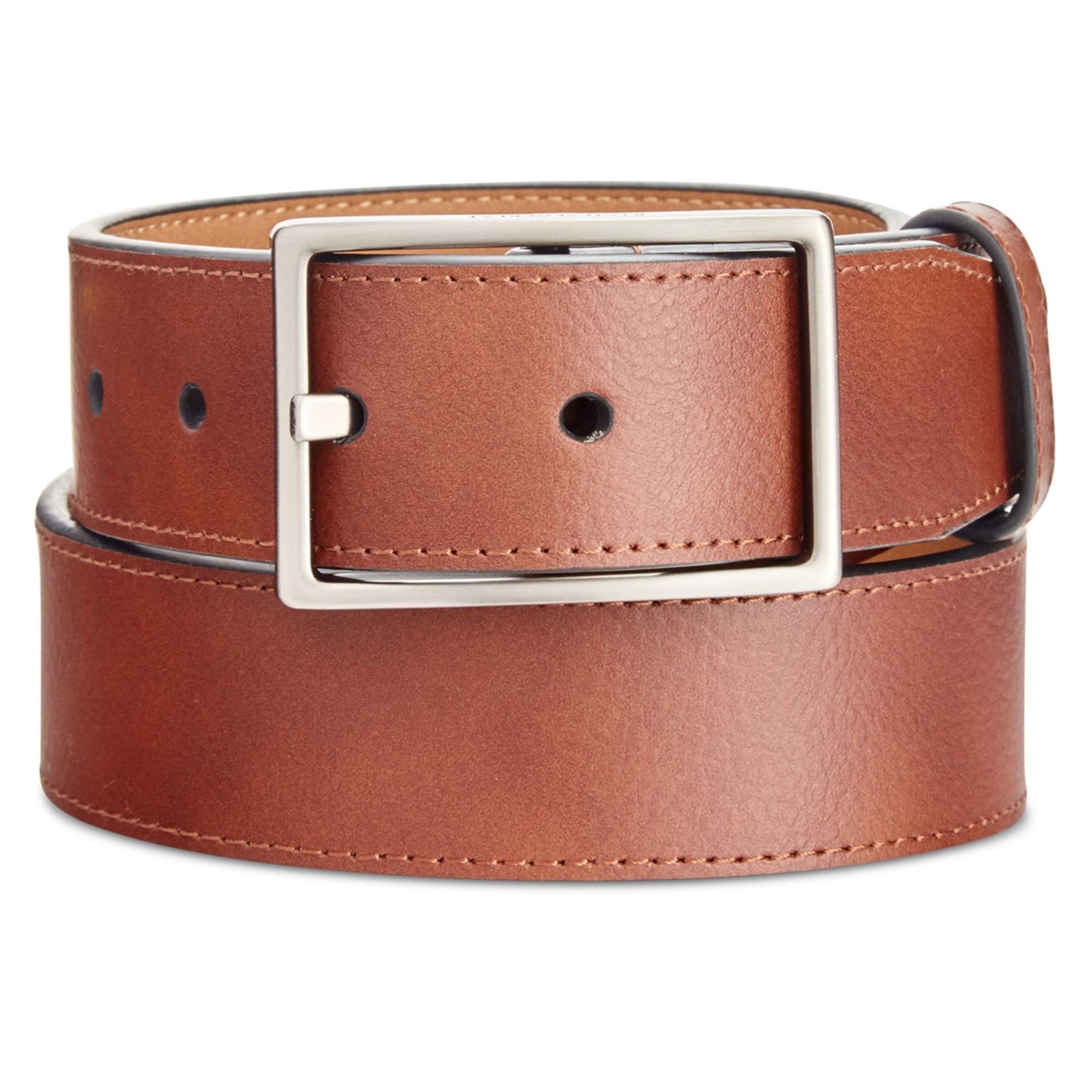 Ryan Seacrest Mens Basic Belt, Brown, Small - Walmart Business Supplies