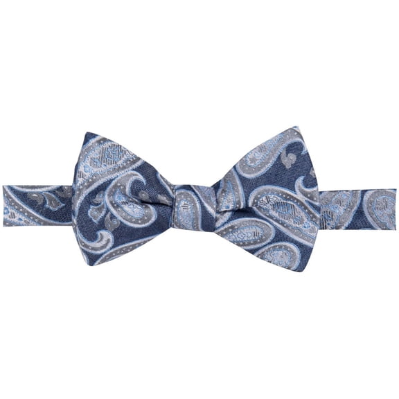 Ryan Seacrest Mens Bradbury Pine Pre-tied Bow Tie, Blue, One Size