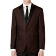 thumbnail image 1 of Ryan Seacrest Mens Brocade Two Button Blazer Jacket, Red, 40 Long, 1 of 2