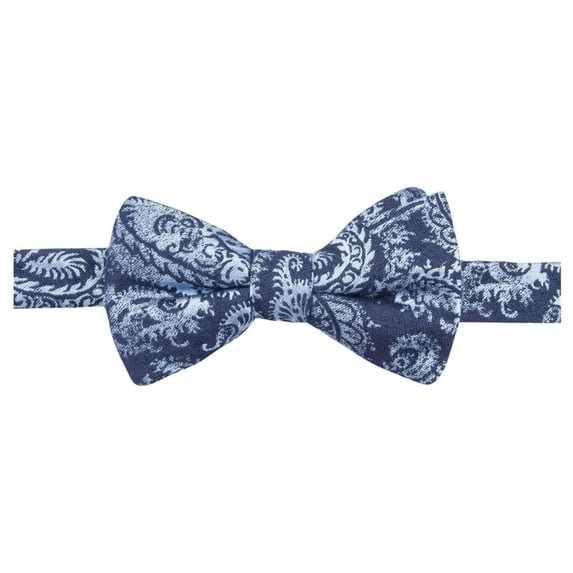 Ryan Seacrest Mens Brookshire Self-tied Bow Tie, Blue, One Size